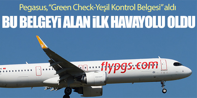 Pegasus “Green Check-Yeşil Kontrol Belgesi” aldı