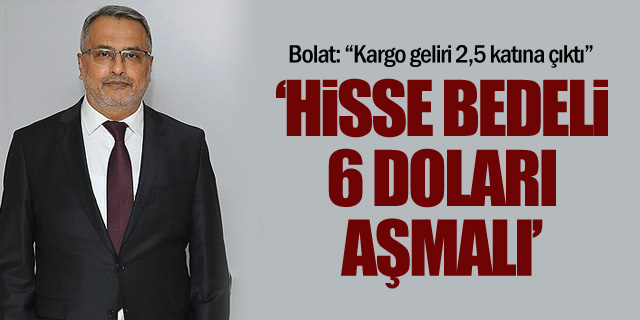 Ahmet Bolat: "Hisse fiyatı 6 doları aşmalı"