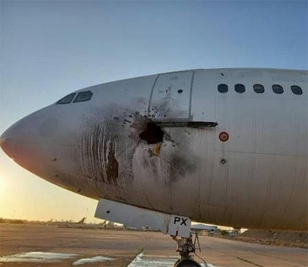 Bağdat Havalimanı'na 6 füzeyle saldırı