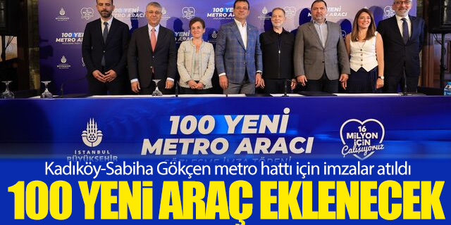 Kadıköy-Sabiha Gökçen metro hattına 100 yeni araç eklenecek