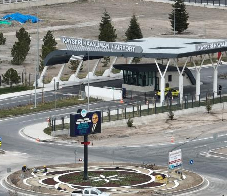 Kayseri Havalimanı için 150 milyon TL'ye yeni yol yapıldı