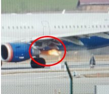 Motoru yanan Aeroflot uçağı geri döndü