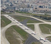 Atatürk Havalimanı pisti park alanına döndü