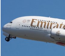 Emirates'in dev uçağına fırtına engeli