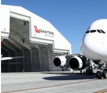 Qantas ABD'deki dev hangarını açtı