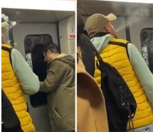 Sabiha Gökçen metrosunda olay çıkaran yolcu metrodan indirildi