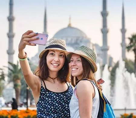 İstanbul'a gelen turist sayısında artış