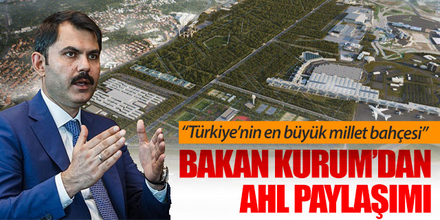Bakan Kurum’dan Atatürk Havalimanı paylaşımı: İş makineleri getirildi