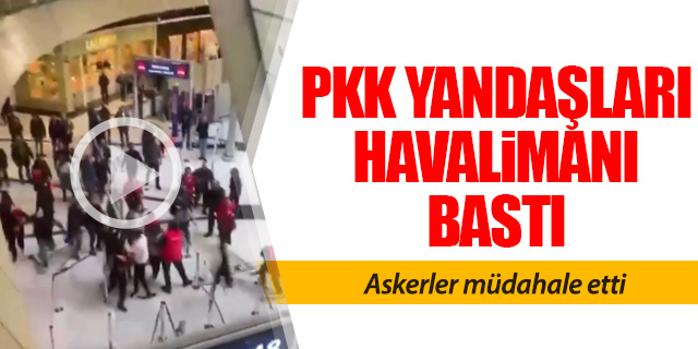 PKK yandaşları Paris'te havalimanı bastı