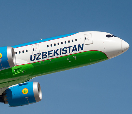 Özbekistan Havayolları'nın İstanbul uçağı Trabzon'a indi